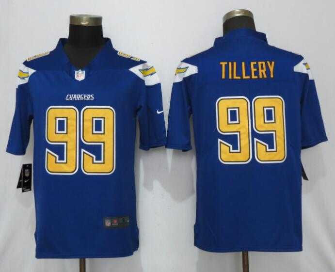 Nike Chargers 99 Tillery Blue Color Rush Limited Jersey,We sell and wholesale Nike Chargers 99 Tillery Blue Color Rush Limited Jersey on line form chian!